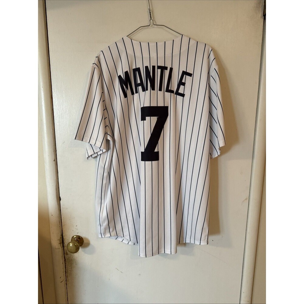 Nike Cooperstown Mickey Mantle Limited Jersey New York Yankees Pinstripe | Large